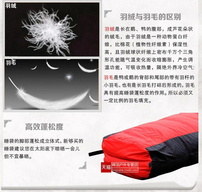 徽羚羊 羽绒睡袋户外 冬季加厚露营-20@爱他至矢不移采集到小脸(8图)_花瓣儿童